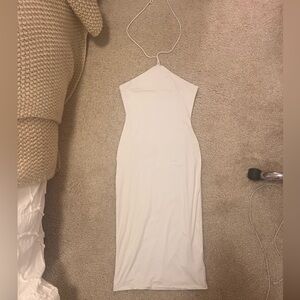 Princess Polly White Halter Midi Dress